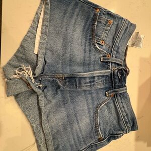 Levi's Classic Blue Denim Shorts
